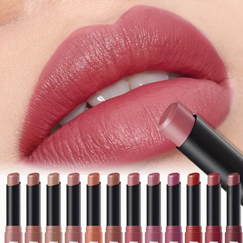 Hydrating Matte Lipstick - 12 Shades